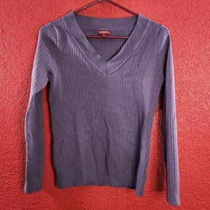 Merona Purple Knitted Sweater, Size XL